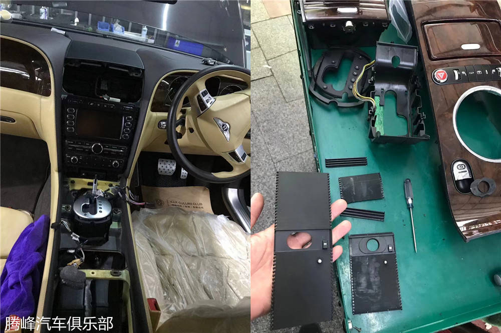 宾利专业维修：宾利飞驰发动机漏油维修更换上摆臂